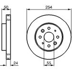 Bosch Bremsscheibe Vorderachse 0 986 479 231 Bosch Bremsscheibe Vorderachse 0 986 479 231