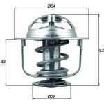 TX 198 88D MAHLE Kühlmittelthermostat TX 198 88D, 88 °C – u. a. für Nissan Pick Up (D21), Trade Pritsche/Fahrgestell, Cabstar E (TL_, VL_) – OE Nummer 21 200-96 012 - l TX 198 88D MAHLE Kühlmittelthermostat TX 198 88D, 88 °C – u. a. für Nissan Pick Up (D21), Trade Pritsche/Fahrgestell, Cabstar E (TL_, VL_) – OE Nummer 21 200-96 012 - l