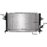 Kühler, Motorkühlung CR 1687 000S