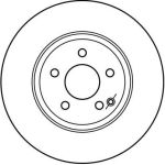 Bremsscheibe Db P. W220 98 DF4149S