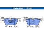 Bremsbelagsatz Bmw T. 1/2/3/4 10- Keramik 13.0470-3859.2 Bremsbelagsatz Bmw T. 1/2/3/4 10- Keramik 13.0470-3859.2