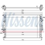 Nissens Wasserkühler PKW 66863