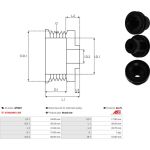 Riemenscheibe, Generator AP0001