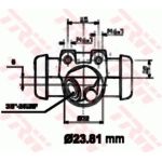 TRW Radbremszylinder BWK116 TRW Radbremszylinder BWK116