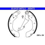 ATE Bremsbackensatz 03.0137-0472.2 ATE Bremsbackensatz 03.0137-0472.2