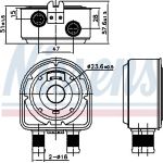 Nissens Ölkühler PKW 91295