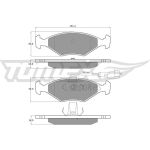 TOMEX brakes Bremsbelagsatz, Scheibenbremse TX 10-794 TOMEX brakes Bremsbelagsatz, Scheibenbremse TX 10-794