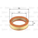 Valeo Luftfilter 585698 Valeo Luftfilter 585698