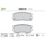 Valeo Bremsbelagsatz 598519 Valeo Bremsbelagsatz 598519
