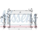 Nissens Wasserkühler PKW 606215 Nissens Wasserkühler PKW 606215