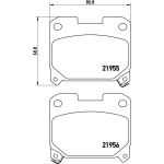 BREMBO Bremsklötze HA P 83 091 BREMBO Bremsklötze HA P 83 091