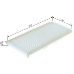 Bosch Innenraumfilter 1987432045 Bosch Innenraumfilter 1987432045