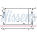 Nissens Wasserkühler PKW 630631 Nissens Wasserkühler PKW 630631