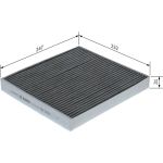 Aktivkohleinnenraumfilter 1987435623 Aktivkohleinnenraumfilter 1987435623