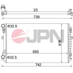 JPN Kühler, Motorkühlung 60C9069-JPN JPN Kühler, Motorkühlung 60C9069-JPN