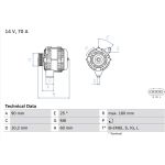 Lichtmaschine 0 986 040 461 Lichtmaschine 0 986 040 461