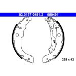Bremsbackensatz 03.0137-0491.2 Bremsbackensatz 03.0137-0491.2