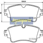 Japanparts Bremsbeläge PP-0910AF Japanparts Bremsbeläge PP-0910AF