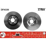 Bremsscheibe Volvo P. Xc90 10/02- 16 305 DF4339 Bremsscheibe Volvo P. Xc90 10/02- 16 305 DF4339