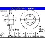 Bremsscheibe Ford P. Transit 2.2 Tdci 06-14 24.0128-0156.1 Bremsscheibe Ford P. Transit 2.2 Tdci 06-14 24.0128-0156.1