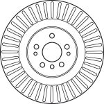 TRW Bremsscheibe Mercedes-Benz W164/W251 05 DF6013S TRW Bremsscheibe Mercedes-Benz W164/W251 05 DF6013S