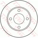 TRW Bremsscheibe DF1543 TRW Bremsscheibe DF1543