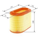 Luftfilter F 026 400 046 Luftfilter F 026 400 046