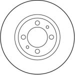 TRW Bremsscheibe DF1723 TRW Bremsscheibe DF1723