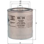 MAHLE Kraftstofffilter KC 14 MAHLE Kraftstofffilter KC 14