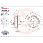 Brembo Bremsscheibe Hinterachse 08.5898.10 Brembo Bremsscheibe Hinterachse 08.5898.10