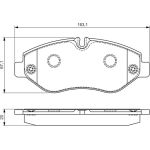 Bosch Bremsbelagsatz 0 986 495 113 Bosch Bremsbelagsatz 0 986 495 113