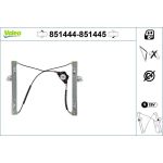 Valeo Fensterheber 851444 Valeo Fensterheber 851444