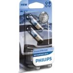 12036WVUB2 PHILIPS H6W Glühlampe WhiteVision Ultra 12 V 6 W BAX9s, 2 Stück - 12036WVUB2 - l 12036WVUB2 PHILIPS H6W Glühlampe WhiteVision Ultra 12 V 6 W BAX9s, 2 Stück - 12036WVUB2 - l