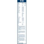 Bosch Wischerblatt N65 3397018963 Bosch Wischerblatt N65 3397018963