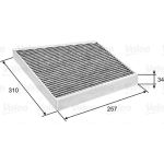 VALEO Innenraumfilter 698741 VALEO Innenraumfilter 698741