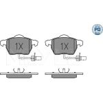 Bremsbelagsatz Vw P. A6 01/97 025 230 1820/PD Bremsbelagsatz Vw P. A6 01/97 025 230 1820/PD