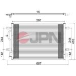 JPN Kondensator, Klimaanlage 60C9075-JPN JPN Kondensator, Klimaanlage 60C9075-JPN