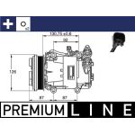 ACP 54 000P MAHLE Klimakompressor 54 000P, 12 V, 7VS16ic, R1234yf/R134a – u. a. für Ford C-Max (DM2), Focus II (DA_, HCP, DP), II Stufenheck (DB_, FCH, DH) – OE Nummer 12 14 1 438 877 - l ACP 54 000P MAHLE Klimakompressor 54 000P, 12 V, 7VS16ic, R1234yf/R134a – u. a. für Ford C-Max (DM2), Focus II (DA_, HCP, DP), II Stufenheck (DB_, FCH, DH) – OE Nummer 12 14 1 438 877 - l
