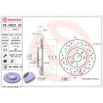 Bremsscheibe VA Xtra 09.5802.2X Bremsscheibe VA Xtra 09.5802.2X