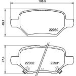 BREMBO Bremsklötze HA P 59 099
