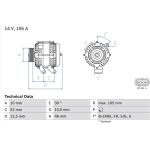 Lichtmaschine 0 986 080 440