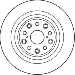 Bremsscheibe Lexus T. Ls 06- Le DF6038S Bremsscheibe Lexus T. Ls 06- Le DF6038S