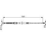 Handbremsseil 1987482264 Handbremsseil 1987482264
