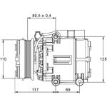 MAHLE Kompressor, Klimaanlage ACP 858 000P MAHLE Kompressor, Klimaanlage ACP 858 000P