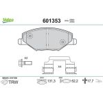 VALEO Bremsbeläge 601353 VALEO Bremsbeläge 601353