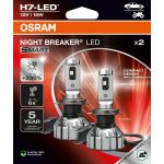 H7 NIGHT BREAKER LED SMART +330% StVZO-Konforme LED 2St. OSRAM 64210DWNBSM-2HB