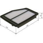 Luftfilter F 026 400 412 Luftfilter F 026 400 412