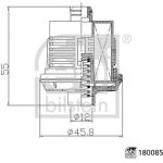 FEBI BILSTEIN Hydraulikfilter, Haldex-Kupplung 180085 FEBI BILSTEIN Hydraulikfilter, Haldex-Kupplung 180085