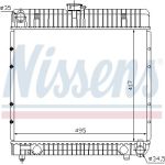 Nissens Wasserkühler PKW 62710