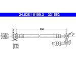 ATE Bremsschlauch 24.5281-0199.3
